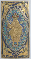 Book-Cover Plaque with Christ in Majesty, French, ca. 1200
