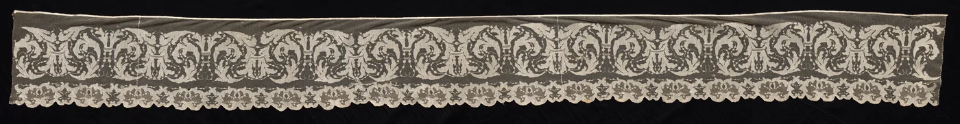 Border with Floral Motifs, 19th Century