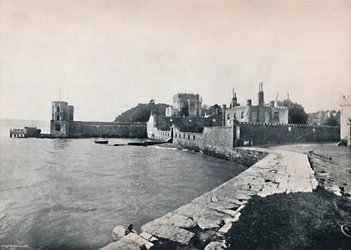 Branksea Island - General View of the Castle