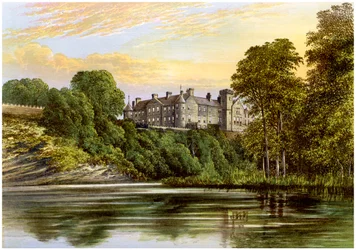 Brechin Castle, Brechin, Angus, Scotland, home of the Earl of Dalhousie, c1880