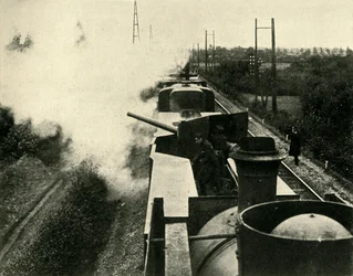 British Navy Armoured Train, First World War