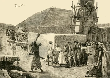 Building a Pyramid, 1890