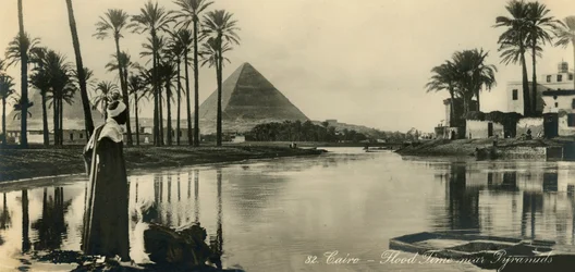 Cairo - Flood Time near Pyramids