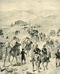 Camp of General Roberts at Thal on the Kuram River