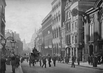 Cannon Street, Looking West, City of London, c1910 1911