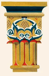 Capital of Columns, Court of Fishpond, 1907