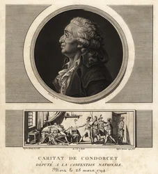 Caritat de Condorcet (1743-1794), French philosopher and mathematician