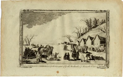 Carriages and Sledges During the Winter in Russia