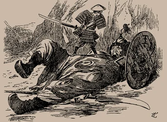 Cartoon on the First Sino-Japanese War. Punch, 29 September 1894, 1894.