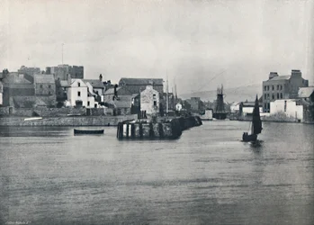 Castletown - From the Pier, Showing the Castle of Rushen