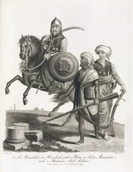Mamluk Cavalryman and Soldiers, 1804