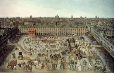 Celebration of the Wedding Contract Between Louis XIII and Anne of Austria, 1612