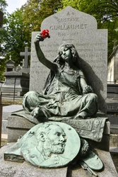 Cemetery of Montmartre, Tomb of Gustave Guillaumet, Avenue Rachel, Paris