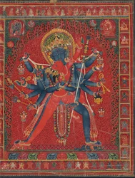 Chakrasamvara and consort Vajravarahi, 1450-1500
