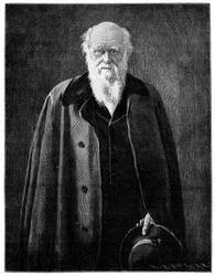 Charles Darwin, renowned naturalist and thinker, 1900