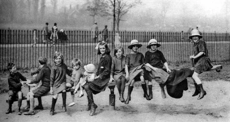 Children in a Park, London