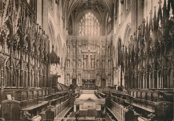 Choir of Winchester Cathedral, Hampshire, early 20th century