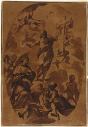 Christ Triumphant Appearing to an Interceding Saint, 1600s