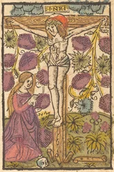 Christ on the Cross with a Grape Vine