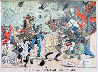 Circus Tent Blown Away, Saint Etienne, France