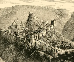 Citadel and Palace of the Ancient Kings of Bulgaria at Tirnova, 1890