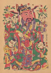 Civil Door God, early 20th century