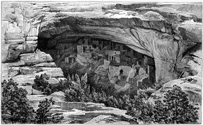 Cliff Palace in Cliff Palace Canyon, southwest Colorado, USA