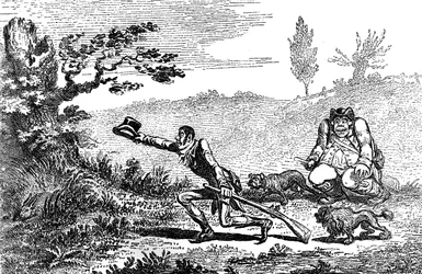Cockney Sportsmen Finding a Hare