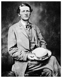 Colonel John Singleton Mosby, American Confederate soldier, 1860s