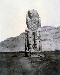 Colossi of Memnon, Thebes, Egypt, 1852