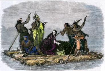 Comanches Carrying Off a Captive Girl