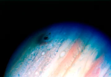 Comet Shoemaker-Levy colliding with Jupiter, 20 July 1994