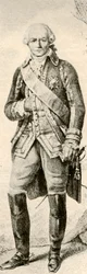 Count of Rochambeau, showing dress of a French officer, 1791
