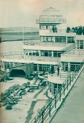 Control Tower at Le Bourget Airport, Paris