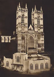 Coronation Floodlighting - Westminster Abbey