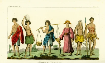 Costume of the inhabitants of Sennar