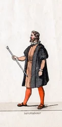 Court Usher Costume Design for Shakespeare