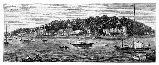 Cowes Harbour, Isle of Wight, 1900