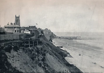Cromer - Showing the Church on the Cliffs