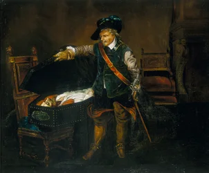 Cromwell Gazing at the Body of Charles I, after 1850
