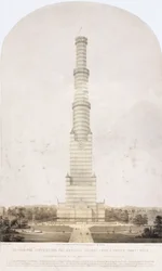 Design for Converting the Crystal Palace into a Tower 1000 Feet High