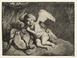 Cupid Resting, 1600s