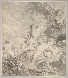 Cupids Tickling Each Other