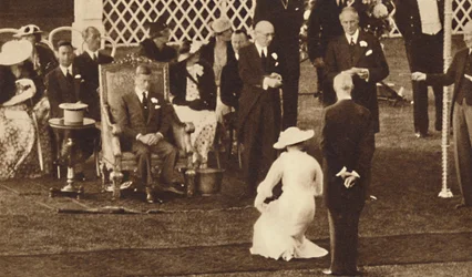 Curtsy To Her King, 1937