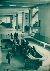 Customs Officers Examining Passengers