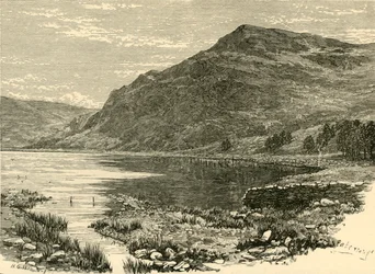 Cwm Buchan Lake and Craig-Y-Saith, 1898