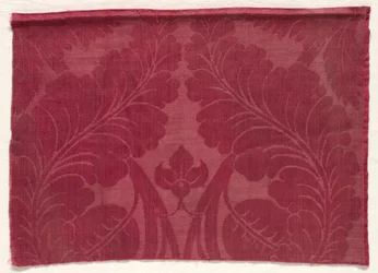 Damask with Leaf and Floral Design