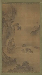 Daoist Immortal Li Tieguai Receiving a Visitor, 15th-16th century