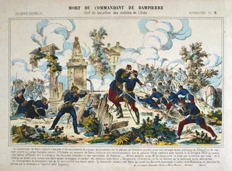 Death of Commandant de Dampierre, Siege of Paris, Franco-Prussian War, 13th October 1870