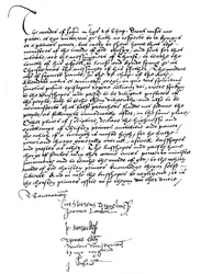 Declaration of the bishops in favour of King Henry VIII